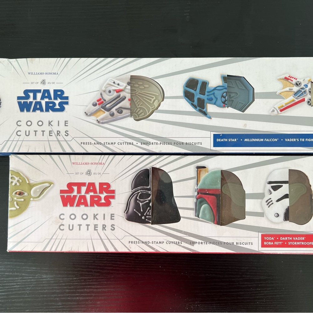 Williams Sonoma Starwars Cookie Cutters - Set of 2